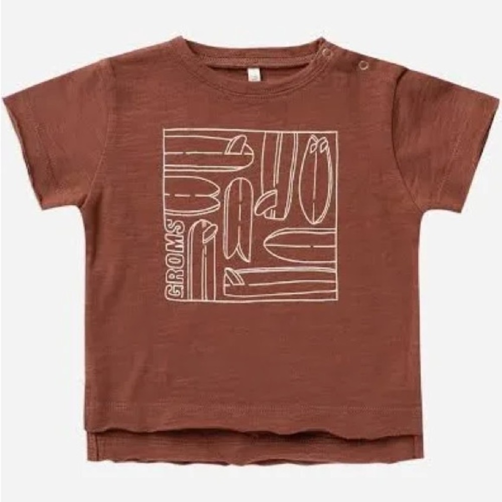 Rylee + Cru Raw Edge Tee